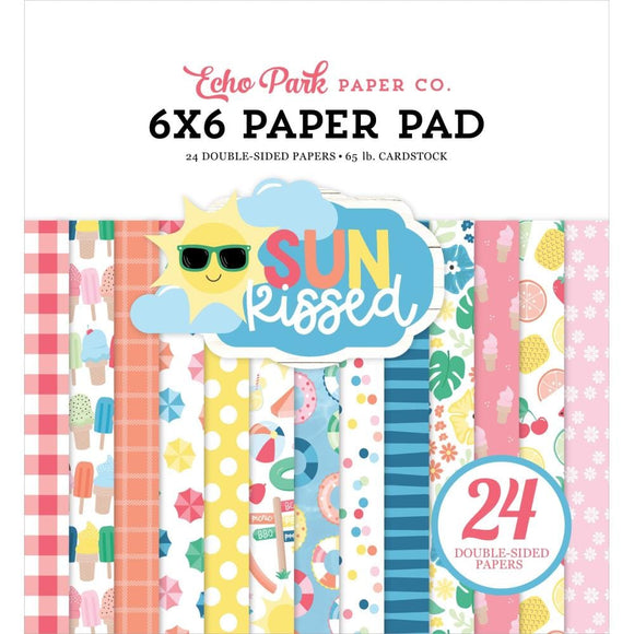 Scrapbooking  Echo Park Sun Kissed Double-Sided Paper Pad 6
