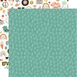 Scrapbooking  Simple Stories Boho Sunshine Double-Sided Cardstock 12"X12" - Be Kind Paper 12"x12"
