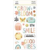 Scrapbooking  Simple Stories Boho Sunshine Foam Stickers 34/Pkg stickers