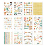 Scrapbooking  Simple Stories Sticker Book 12/Sheets Boho Sunshine, 572/Pkg stickers