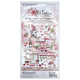 Scrapbooking  49 And Market  ARToptions Rouge Laser Cut Outs Elements Embellishments