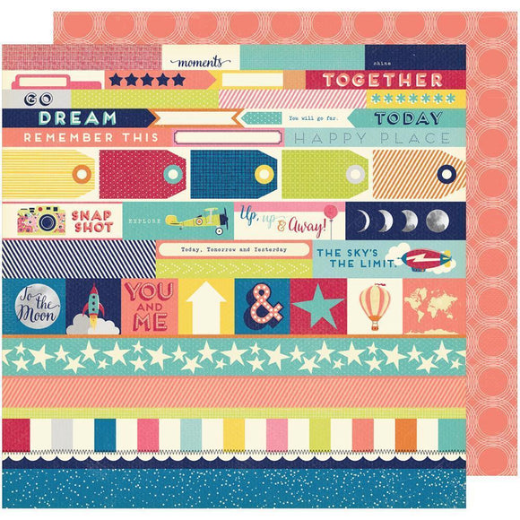 Scrapbooking  Shimelle Starshine Orion Paper 12x12 Paper 12