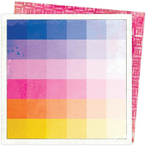 Scrapbooking  Vicki Boutin Color Study Double-Sided Cardstock 12