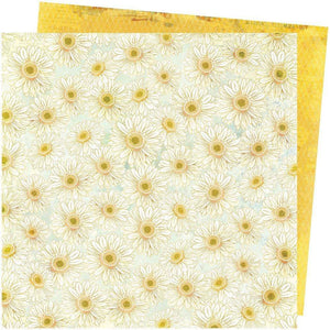 Scrapbooking  Vicki Boutin Storyteller Double-Sided Cardstock 12"X12" - Daisies Paper 12"x12"
