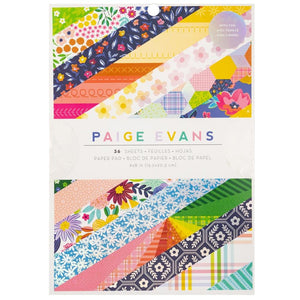 Scrapbooking  Paige Evans Blooming Wild Single-Sided Paper Pad 6"X8" 36/Pkg Paper Pad