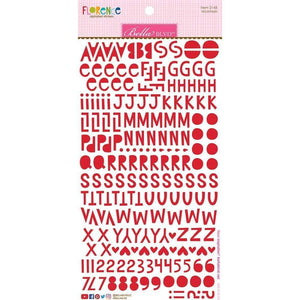 Scrapbooking  Bella Besties Florence Alphabet Stickers - McIntosh Alphas