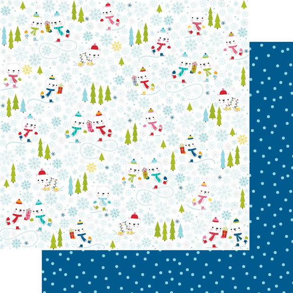 Scrapbooking  Bella Blvd The North Pole Double-Sided Cardstock 12