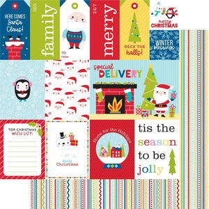 Scrapbooking  Bella Blvd The North Pole Double-Sided Cardstock 12"X12" - Daily Details Paper 12"X12"