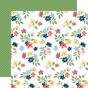 Scrapbooking  Carta Bella Craft & Create Double-Sided Cardstock 12"X12" - Sew Lovely Floral Paper 12"x12"