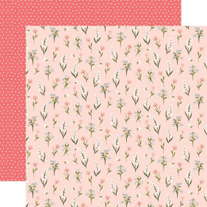 Scrapbooking  Flora No. 5 Double-Sided Cardstock 12"X12" - Happy Stems Paper 12"x12"