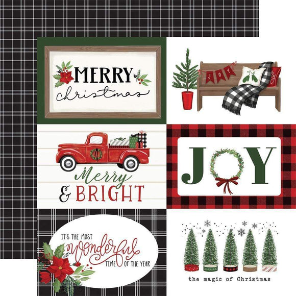Scrapbooking  Home For Christmas Double-Sided Cardstock 12