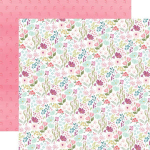 Scrapbooking  Flora No. 3 Double-Sided Cardstock 12"X12" - Bright Small Floral Paper 12x12