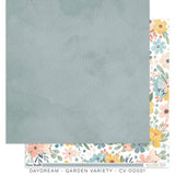 Scrapbooking  Cocoa Vanilla Daydream Double Sided 12'x12 Paper - Garden Variety Paper 12"x12"