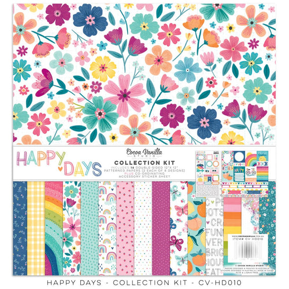 Scrapbooking  Cocoa Vanilla Happy Days Collection Kit Paper 12