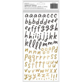 Scrapbooking  Maggie Holmes Market Square Thickers Stickers 214/Pkg Courtyard Alpha/Puffy Alphas