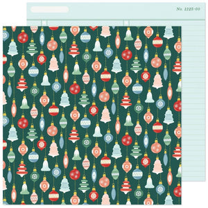 Scrapbooking  Busy Sidewalks Double-Sided Cardstock 12"X12" - Deck The Halls Paper 12"x12"