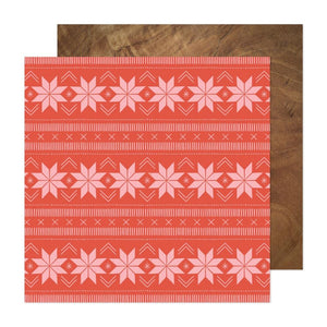Scrapbooking  Crate Paper Mittens & Mistletoe Double-Sided Cardstock 12"X12" - Sweater Weather Paper 12"x12"