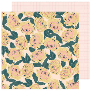 Scrapbooking  Fresh Bouquet Double-Sided Cardstock Paper 12"X12" - Blooming Paper 12"x12"