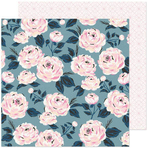 Scrapbooking  Maggie Holmes Marigold Double-Sided Cardstock 12"X12" -  Becoming Paper 12"x12"