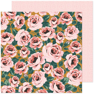 Scrapbooking  Maggie Holmes Market Square Double-Sided Cardstock 12"X12" - Full Bloom Paper 12"x12"