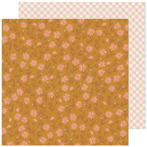 Scrapbooking  Maggie Holmes Market Square Double-Sided Cardstock 12"X12" - Golden Hour Paper 12"x12"