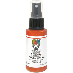 Scrapbooking  Dina Wakley Media Gloss Sprays 1.9oz - Tangelo Mists and Sprays