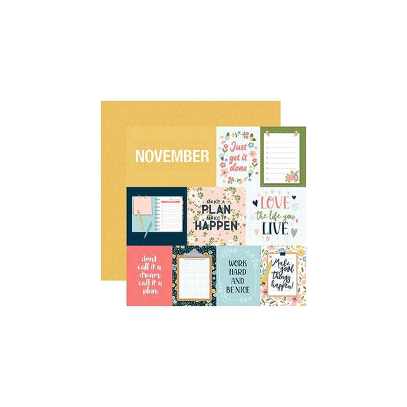 Scrapbooking  Echo Park Day In The Life No. 2 Double-Sided Cardstock 12