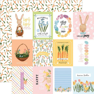 Scrapbooking  Echo Park Favorite Easter Double-Sided Cardstock 12"X12" - 3x4 Journaling Cards Paper 12"x12"