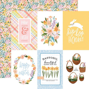 Scrapbooking  Echo Park Favorite Easter Double-Sided Cardstock 12"X12" - 4x6 Journaling Cards Paper 12"x12"