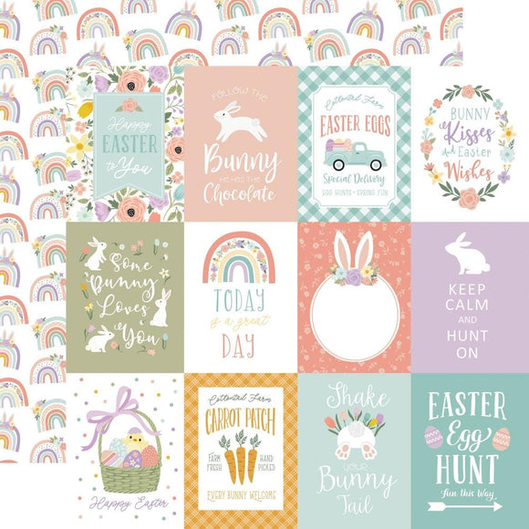 Scrapbooking  Echo Park It's Easter Time Double-Sided Cardstock 12