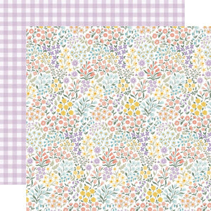 Scrapbooking  Echo Park It's Easter Time Double-Sided Cardstock 12"X12" - Easter Blooms Paper 12"x12"