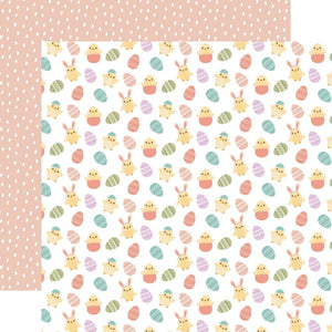 Scrapbooking  Echo Park It's Easter Time Double-Sided Cardstock 12"X12" - Easter Tweetings Paper 12"x12"