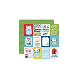 Scrapbooking  Echo Park Pets Double-Sided Cardstock 12"X12"- 3x4 Journaling Cards Paper 12"X12"
