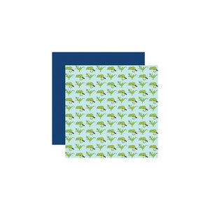 Scrapbooking  Echo Park Pets Double-Sided Cardstock 12"X12"- Lounging Lizard Paper 12"X12"