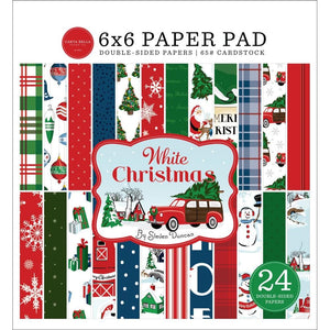 Scrapbooking  Carta Bella Double-Sided Paper Pad 6"X6" 24/Pkg White Christmas Paper Pad