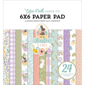 Scrapbooking  Echo Park Double-Sided Paper Pad 6"X6" 24/Pkg It's Easter Time Paper Pad