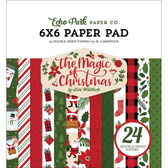 Scrapbooking  Echo Park The Magic Of Christmas Double-Sided Paper Pad 6