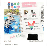 Scrapbooking  Elles Studio - Check This Out Stamp Set stamps