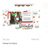 Scrapbooking  Elles Studio -  Holiday Fun Stamp Set stamps