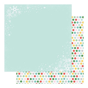 Scrapbooking  Wishmas Double-Sided Cardstock 12"X12" - Christmas Flurries Paper 12"x12"