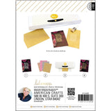 Scrapbooking  Heidi Swapp -Minc Glitter Sheets 6"X8" 4/Pkg Gold minc