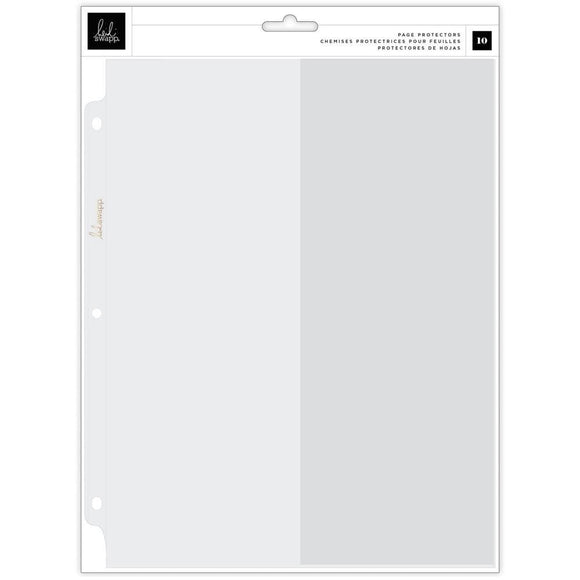 Scrapbooking  Heidi Swapp Storyline Chapters Page Protectors 10/Pkg Panorama Paper 12