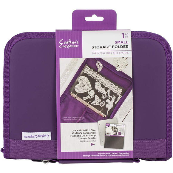 Scrapbooking  Crafter's Companion Stamp & Die Storage Folder Small, Purple storage