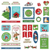 Scrapbooking  Santa Paws Ephemera Cardstock Die-Cuts Dog & Cat Ephemera