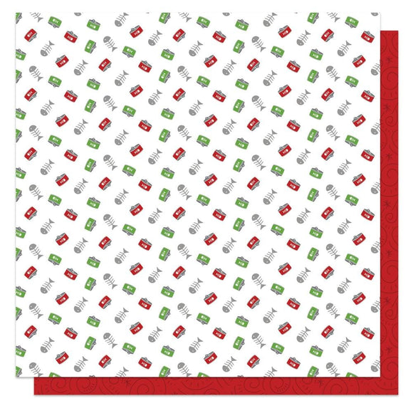 Scrapbooking  PhotoPLay Santa Paws Cat Double-Sided Cardstock 12