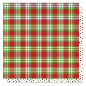 Scrapbooking  PhotoPLay Santa Paws Double-Sided Cardstock 12"X12" - Happy Pawlidays Paper 12"x12"