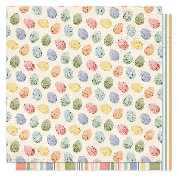 Scrapbooking  Photoplay Bunnies & Blooms Double-Sided Cardstock 12