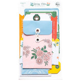 Scrapbooking  PinkFresh Spring Vibes Journaling Bits 14/Pkg Embellishments