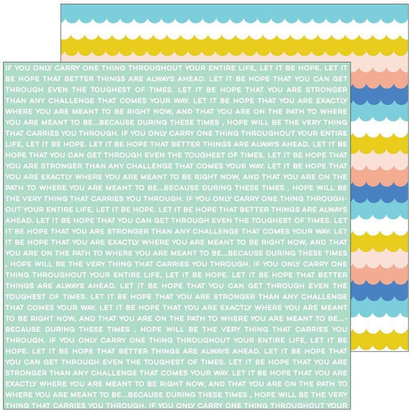 Scrapbooking  Let's Stay Home Double-Sided Cardstock 12