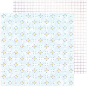 Scrapbooking  Pinkfresh Delightful Double-Sided Cardstock 12"X12" - Brighter Days Paper 12"x12"